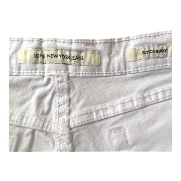 Jones of New York Sutton Short white denim. Sz 14 - Picture 6 of 6